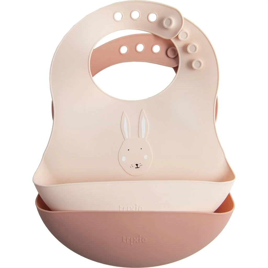 BASP BAVETTE IN SILICONE TRXIE CONIGLIO