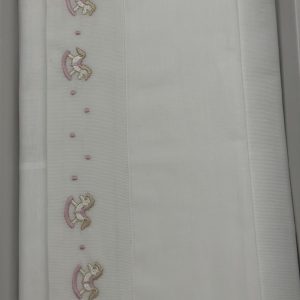 ROMUR LENZUOLO CAVALLUCCI A DONDOLO ROSA