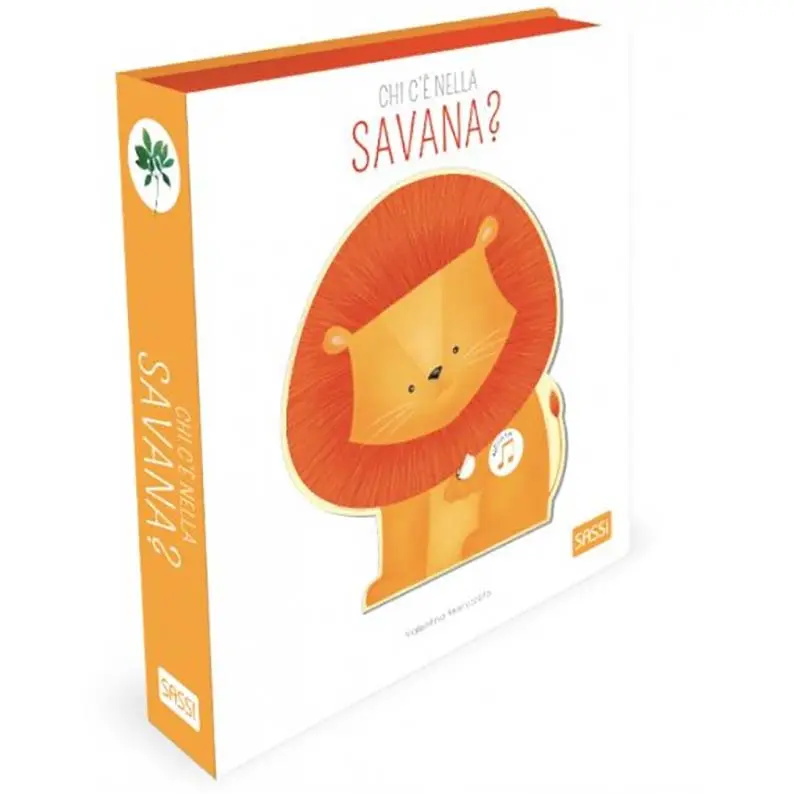MIVIN LIBRO MUSICALE SASSI "CHI C'E' NELA SAVANA"+LIBRO MUSICALE SASSI "CHI C'E' NEL BOSCO"