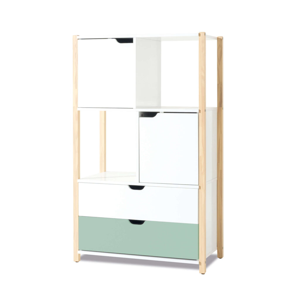 SASE ARMADIO MONTESSORI ALONDRA EUCALYPTUS