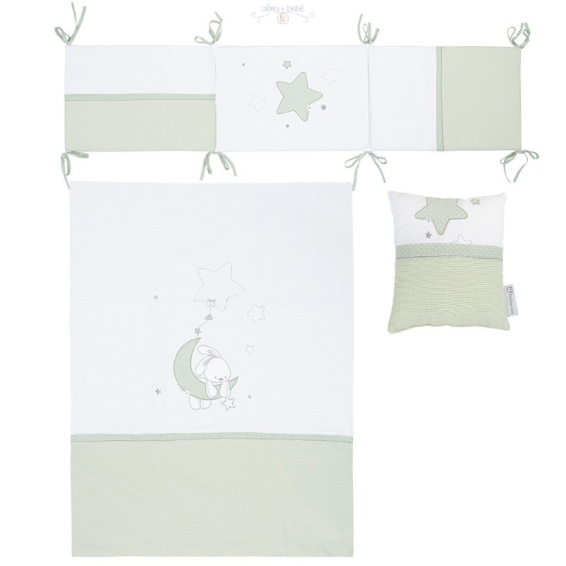 MALI SET PIUOMONE+PARACOLPI LUNA BIMBIDREAMS B-CO/VERDE