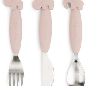 DIRA SET POSATINE + BICCHIERE DONE BY DEER + PIATTO TONDO