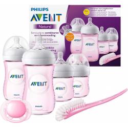 SET BIBERON AVENT ROSA PRIME POPPATE
