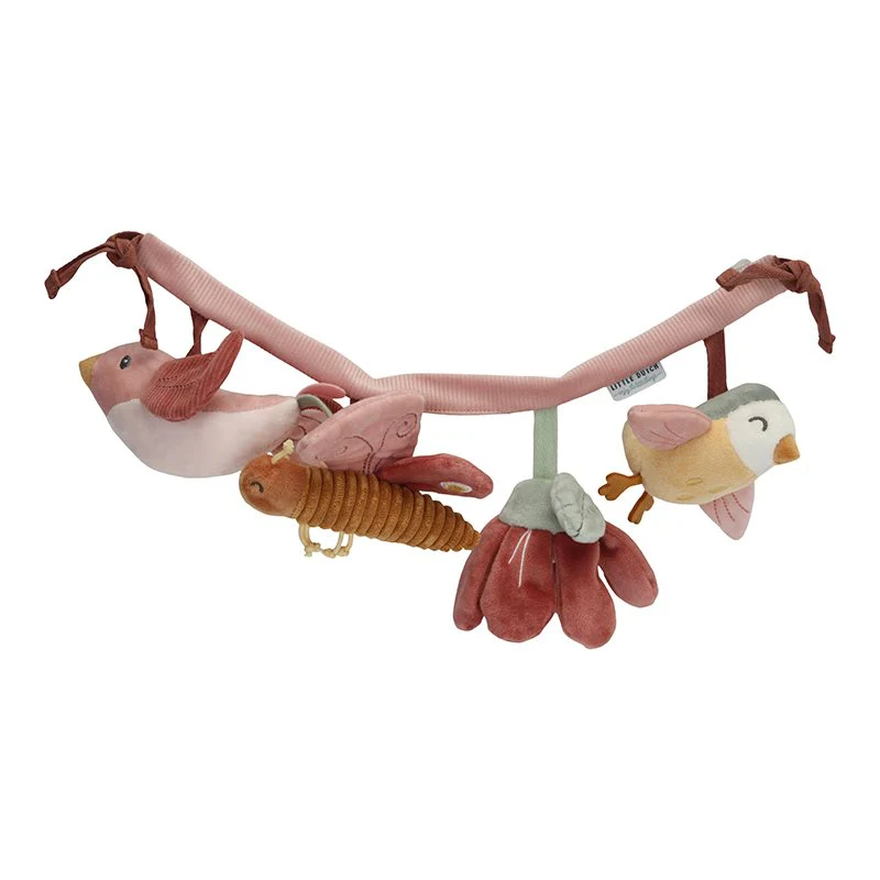 TARA STROLLER TOY CHAIN PINK