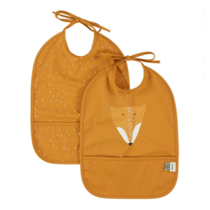 SET BAVETTE TRIXIE VOLPE CON LACCIO