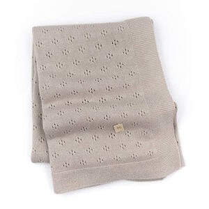 SET LENZUOLA BOOMY'S WORLD TORTORA+COPERTA KNITTED CAMMELLO BAMBOOM