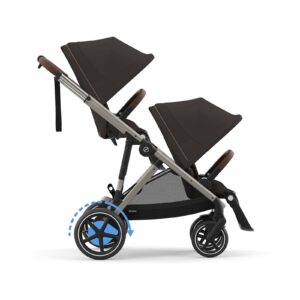 PASSEGGINO E-GAZELLE CHOCOLATE BROWN+UNITA' GAZELLE S CHOCOLATE BROWN